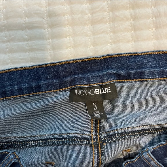 Indigo blue maternity jeans size M - Picture 3 of 6